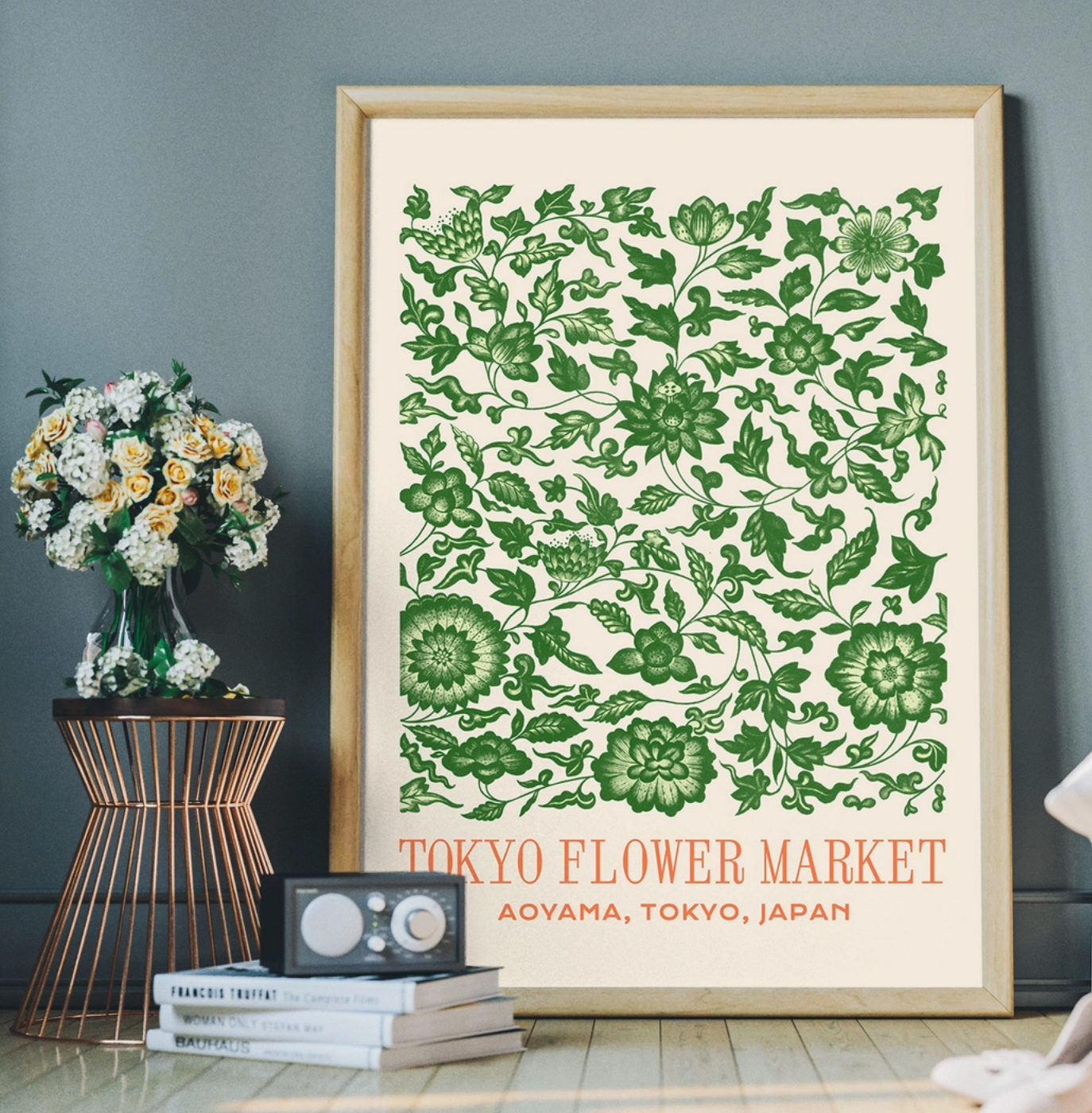 Flower Market Print - Tokyo